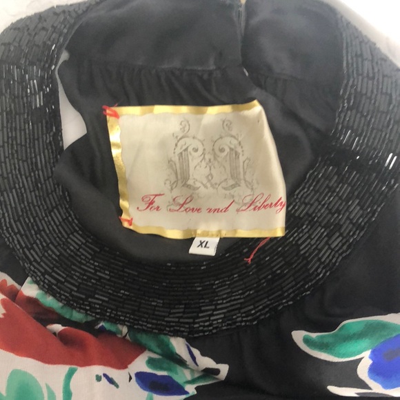 For Love & Liberty Silk Floral Dress - Picture 6 of 12